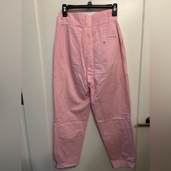 J Brand Pink Cuffed Pleated Pants - Picture 6 of 10